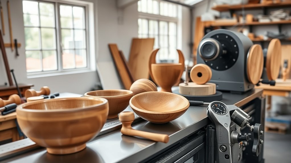 key professional lathe features