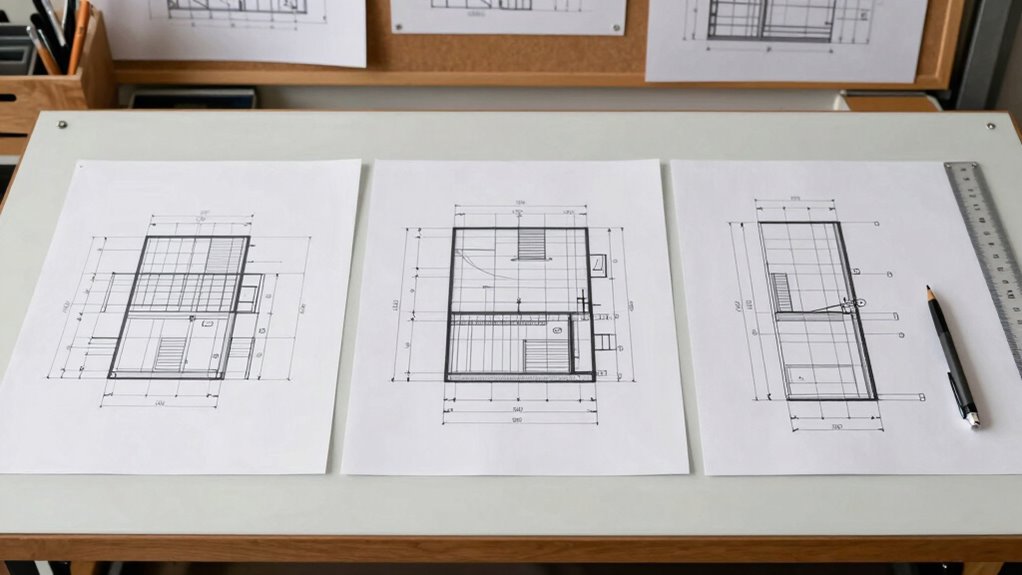 key shop drawing perspectives