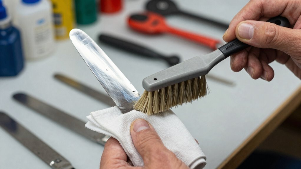 maintain clean sharp blades