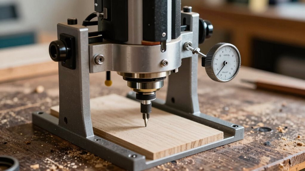 maintain router lift precision