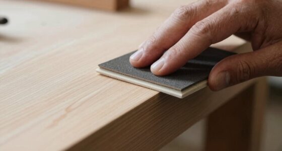 maintain sharp sanded edges