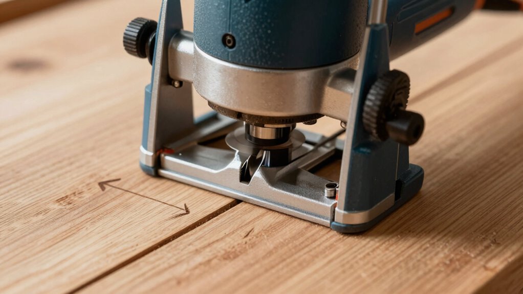 match bit rotation and feed