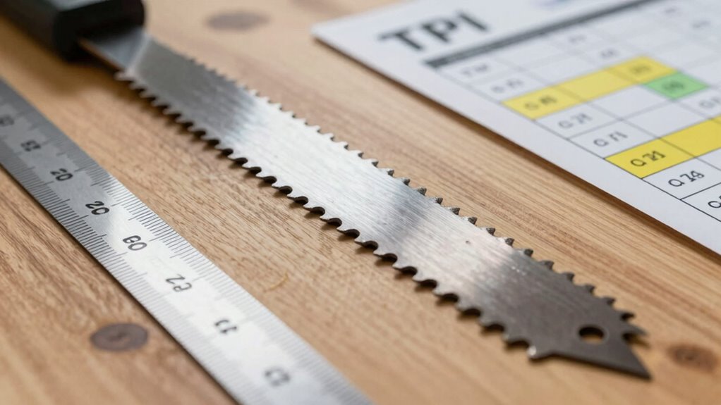 matching blade width tpi