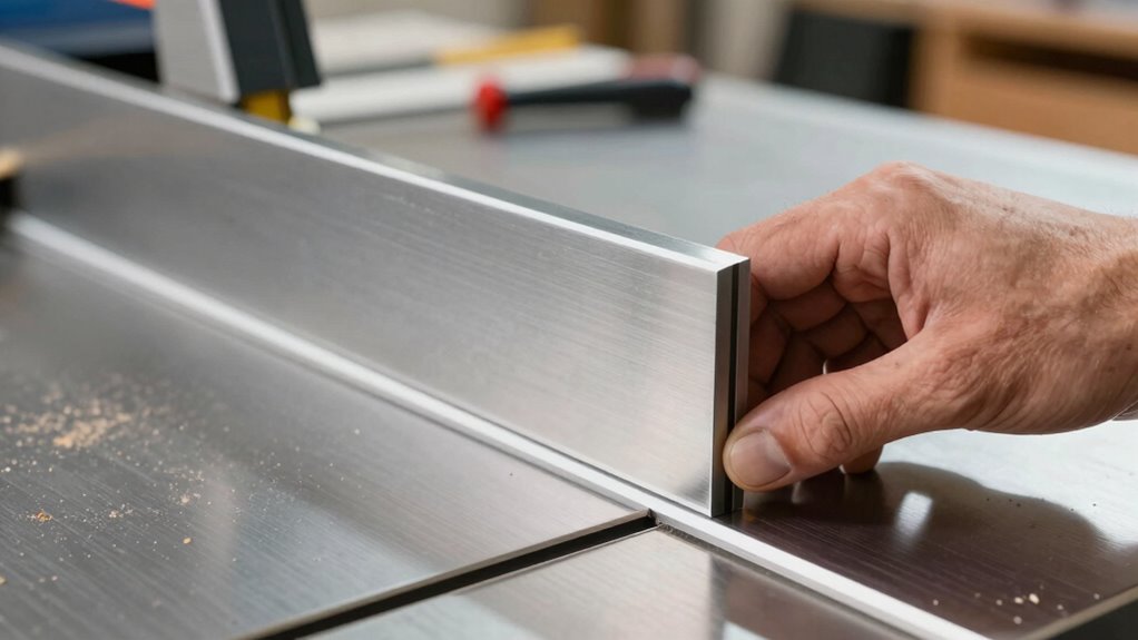 measure fence alignment accuracy