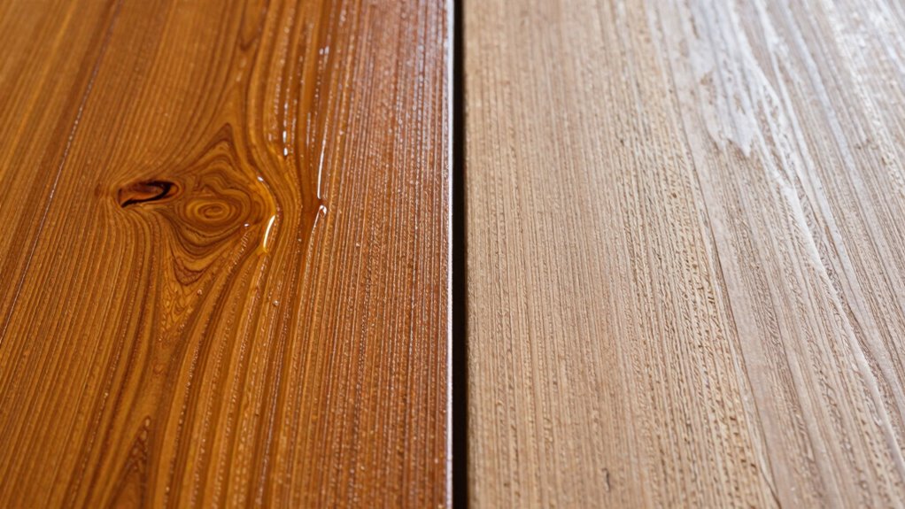 oil s effect on wood