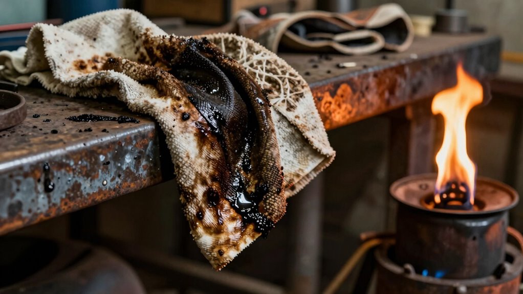 oily rag safety procedures