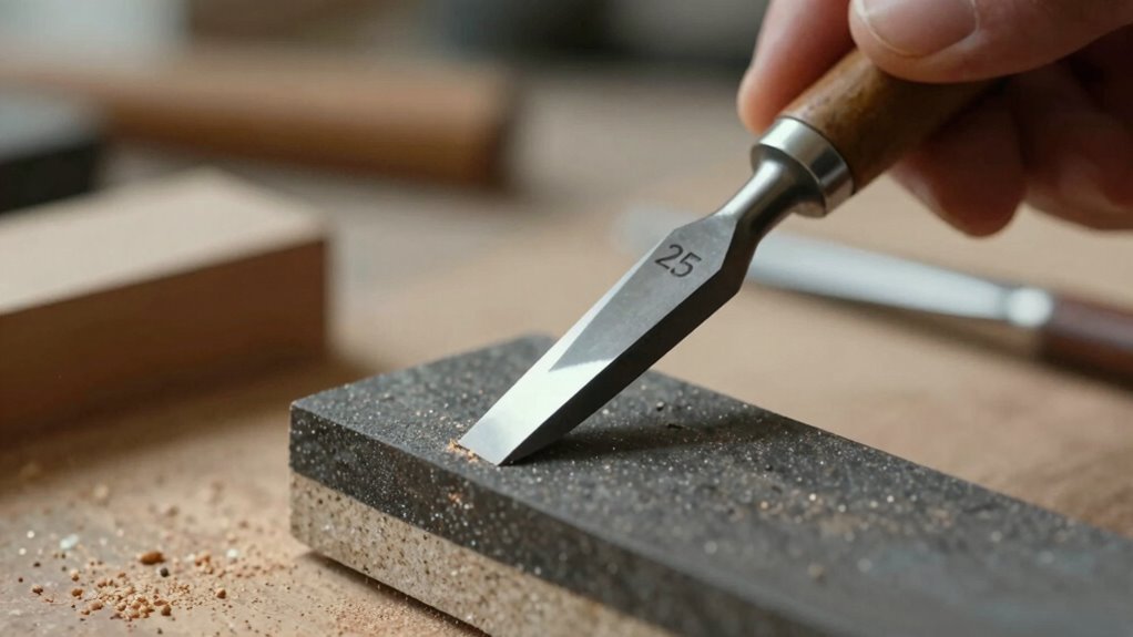 optimize chisel sharpening angle