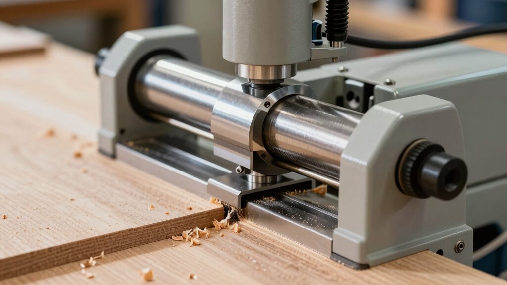 optimize planer setup for minimal snipe