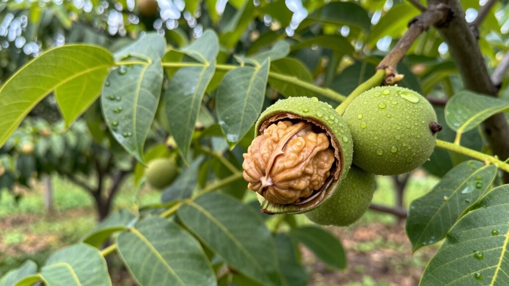 optimize walnut grain filling