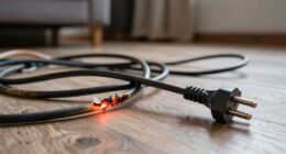 overheating extension cord hazards