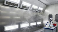 overspray control spray booth