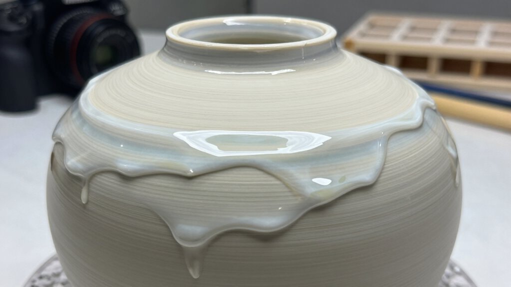 patience enhances glaze clarity