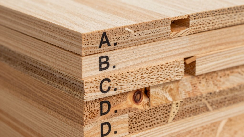 plywood grade quality explanation