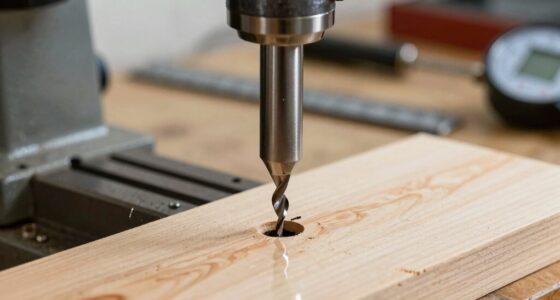 precise drill press setup