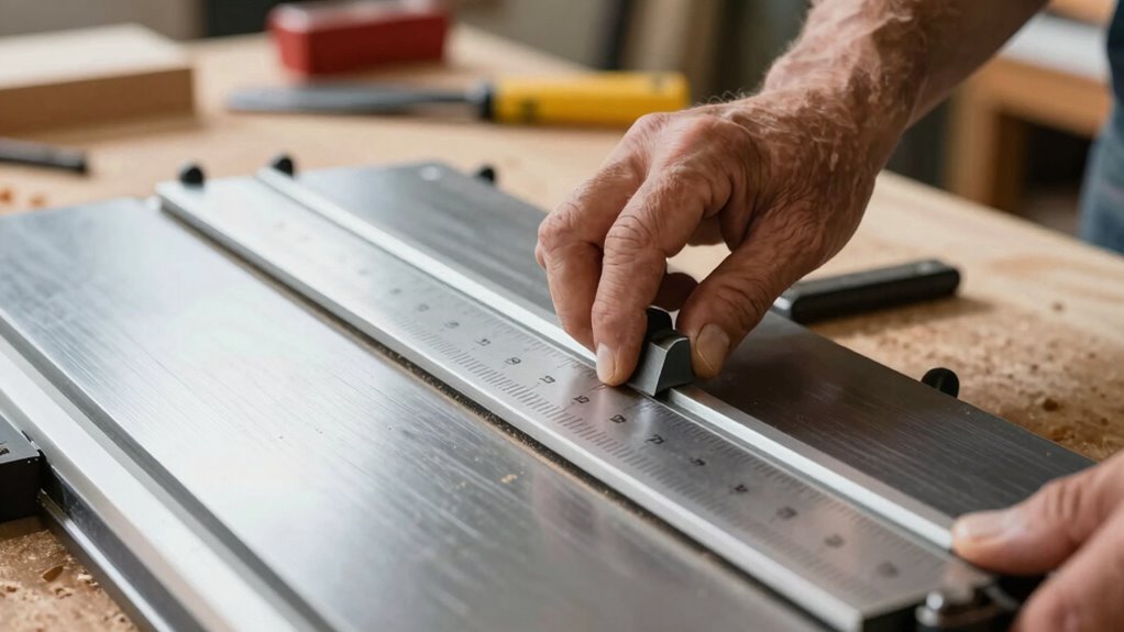 precise fence ensures accurate cuts