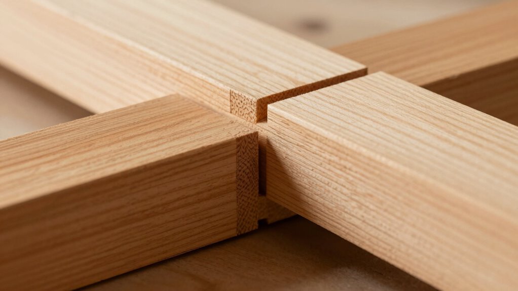 precise reinforced half lap joint