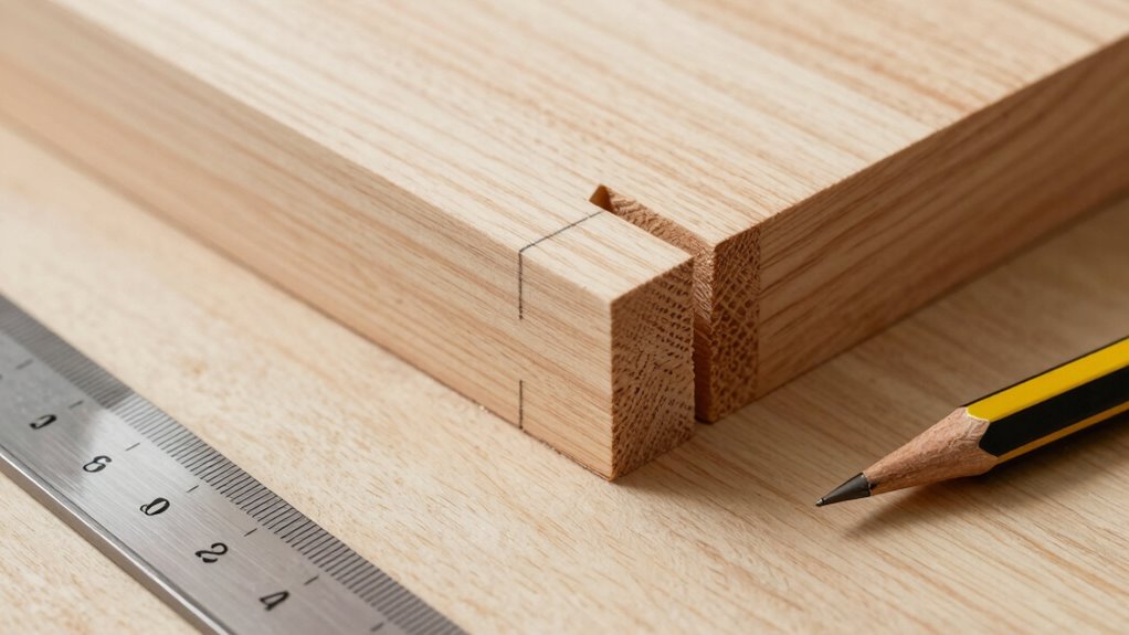 precise tail and pin marking