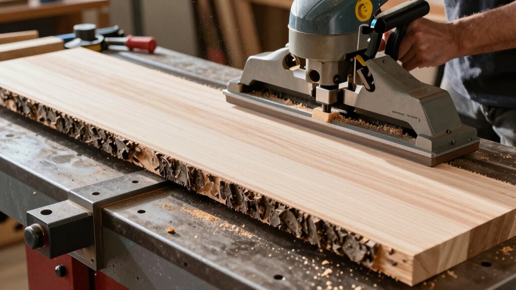 prepare lumber and tools