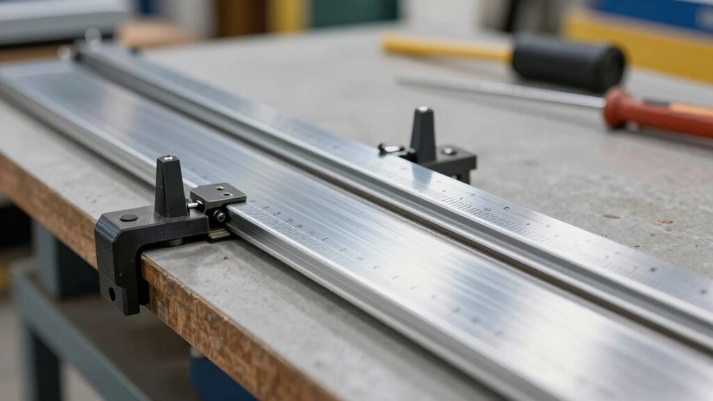 prepare saw and guide