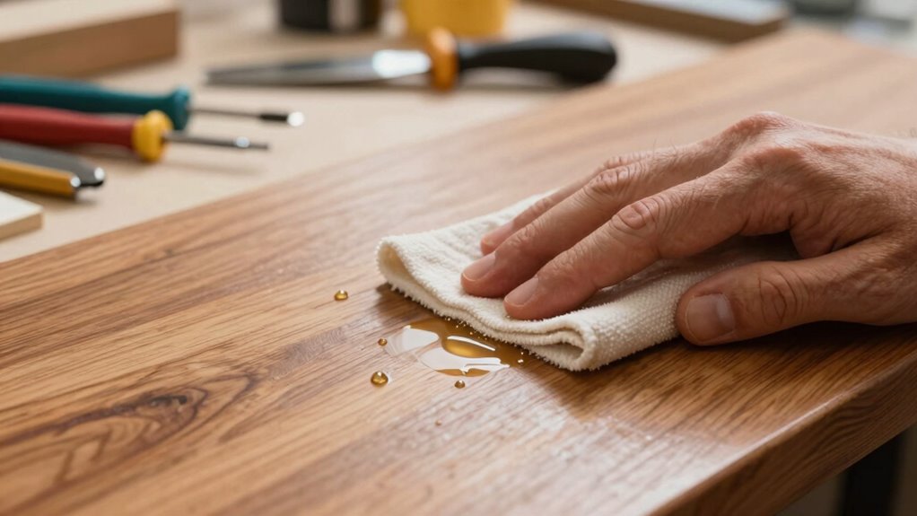 prepare workspace and materials