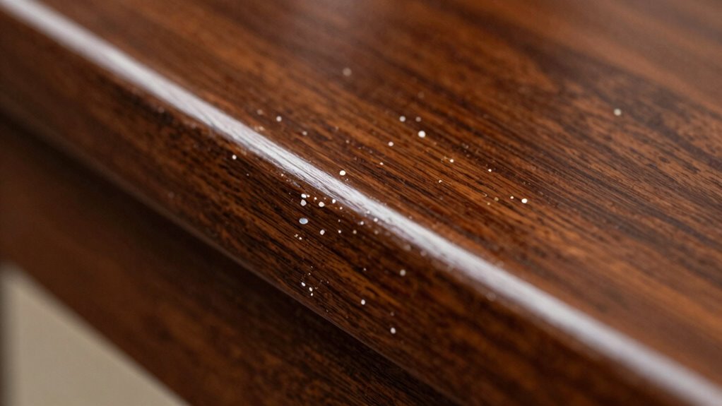 prevent dust during finishing