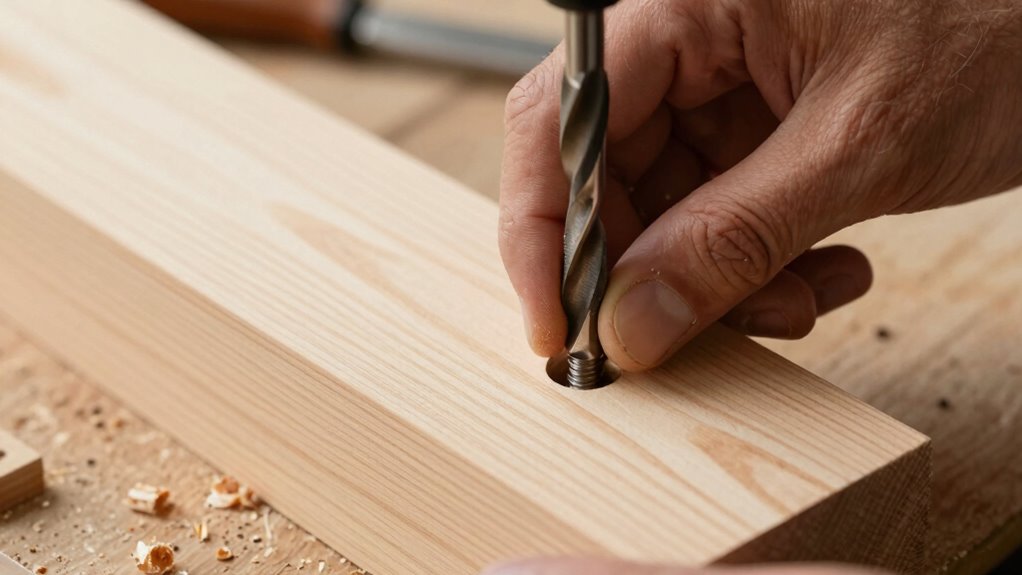 prevent wood blowout during installation