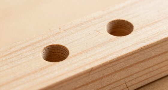 prevent wood splitting holes