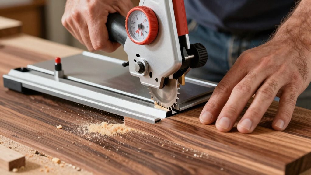 preventing saw blade deflection