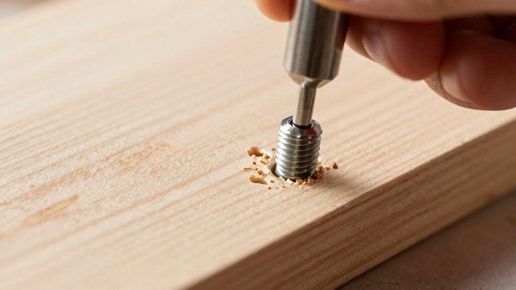 preventing wood blowout damage