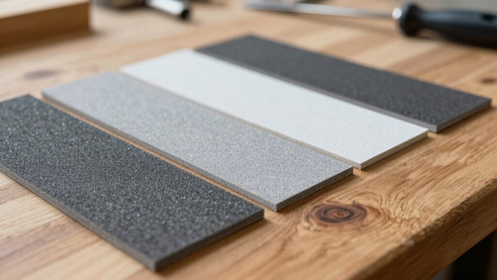 progress gradually with fine grit