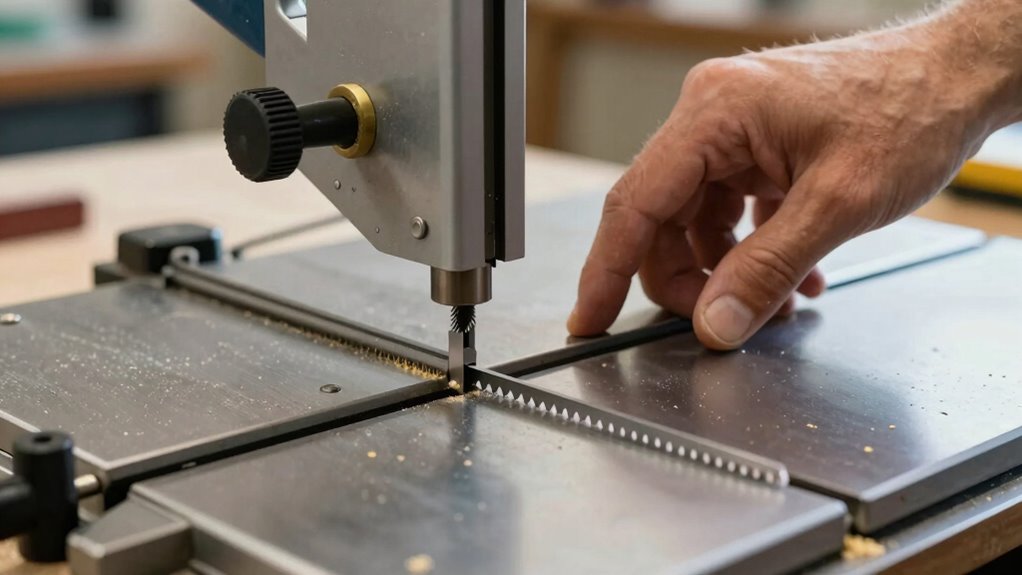 proper blade tension and alignment