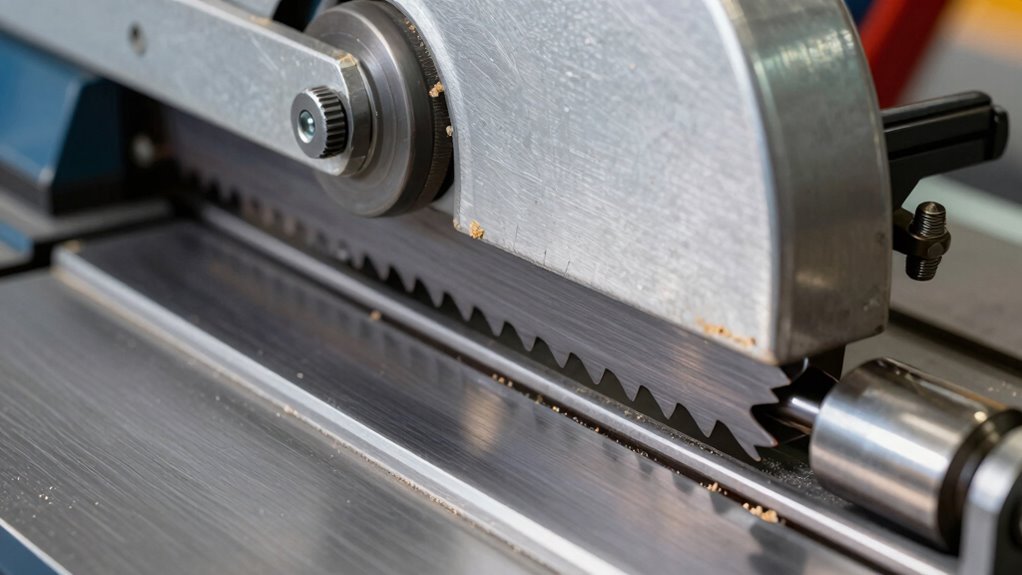 proper blade tension ensures safety