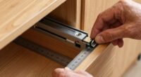 proper drawer slide spacing