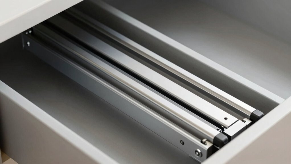 proper drawer slide spacing