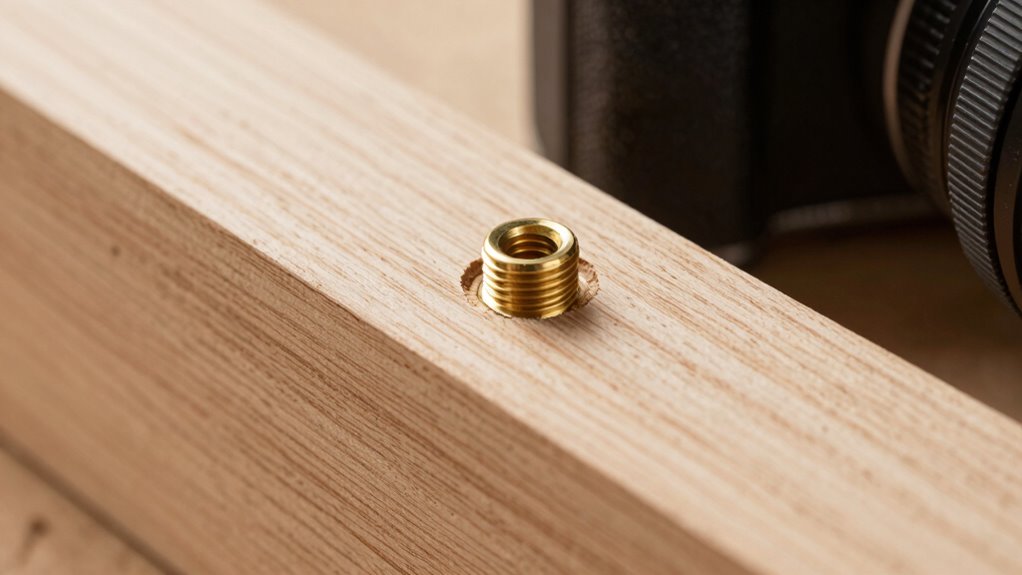 proper drill size and alignment