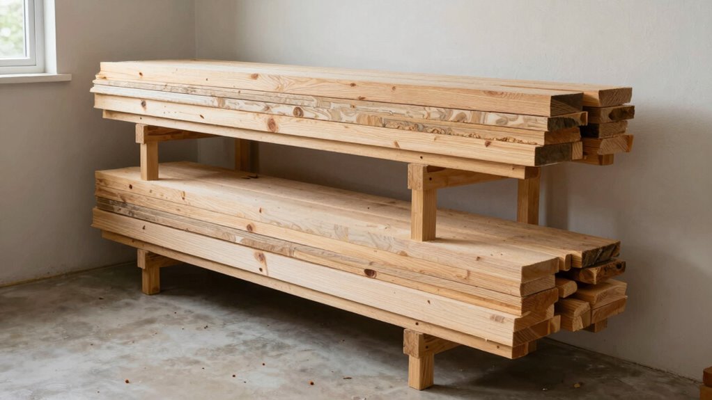 proper dry storage prevents warping