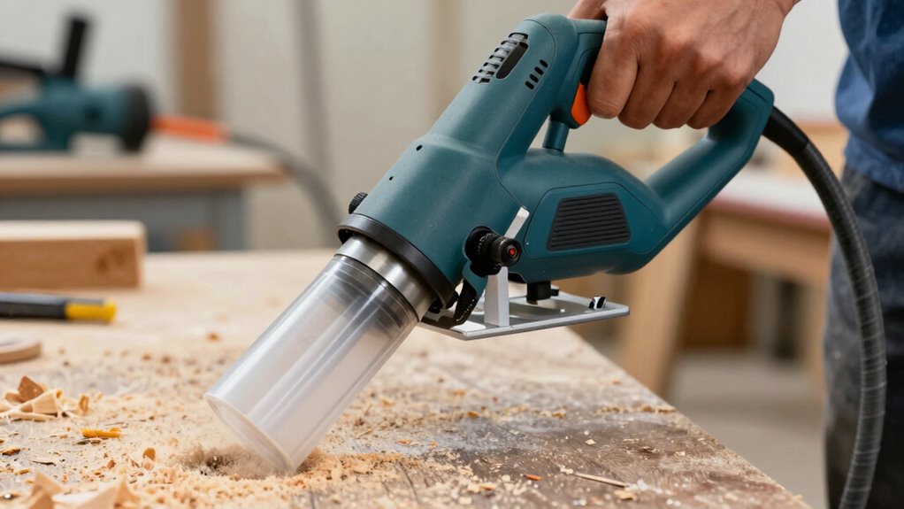 proper dust extraction placement