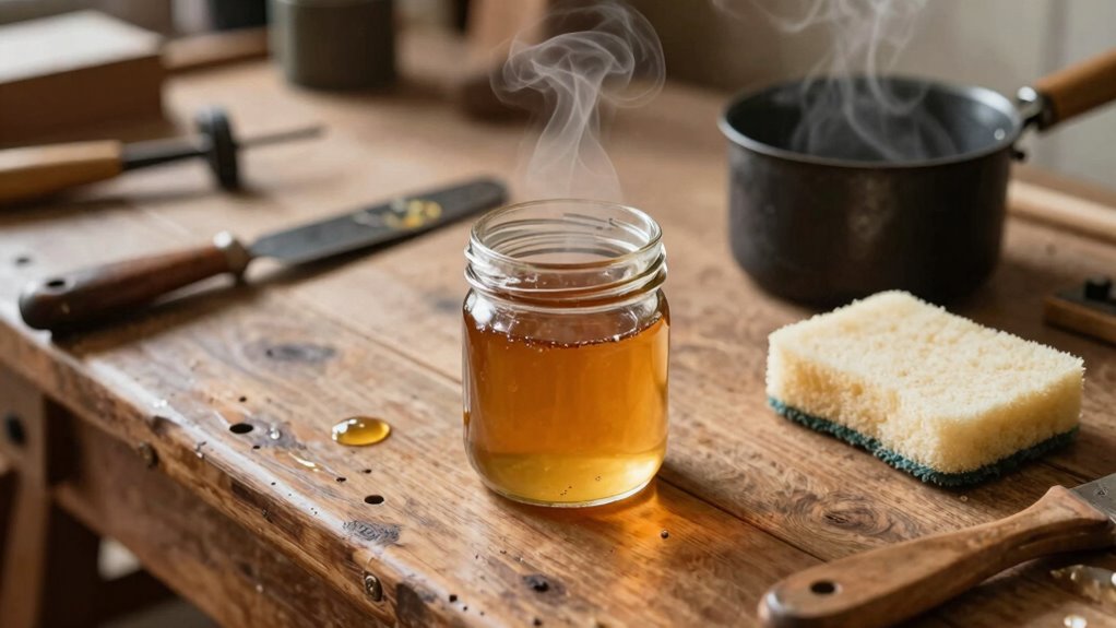 proper glue preparation and application