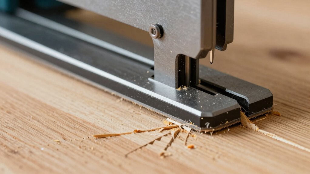 proper guard alignment prevents tearouts