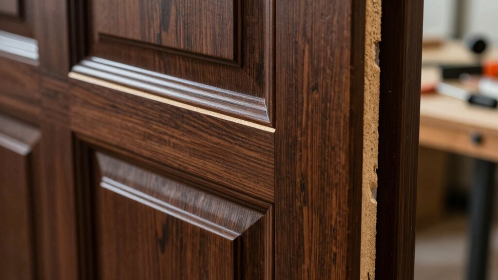 proper hinge placement and painting