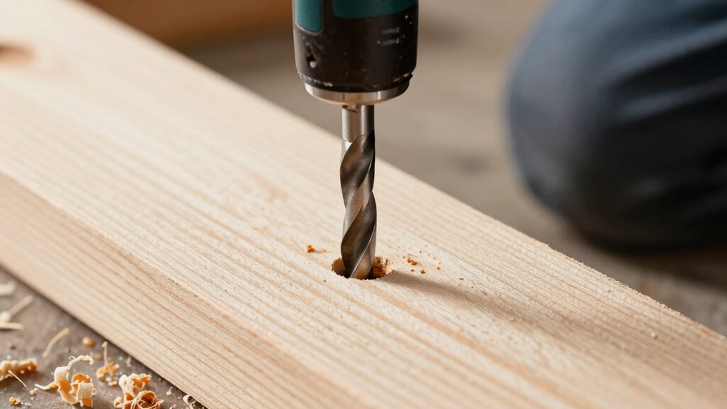 proper pilot hole drilling