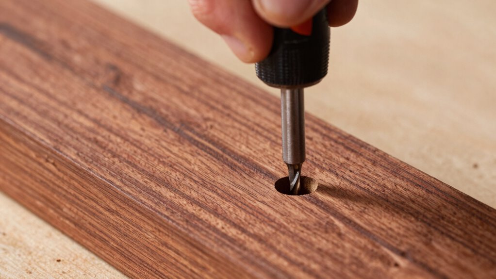 proper pilot hole sizing