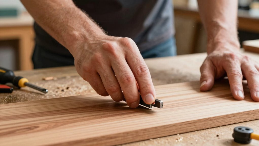 proper safety and hand positioning