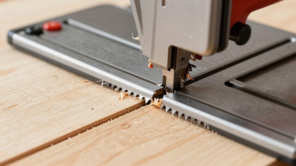 proper saw setup and technique