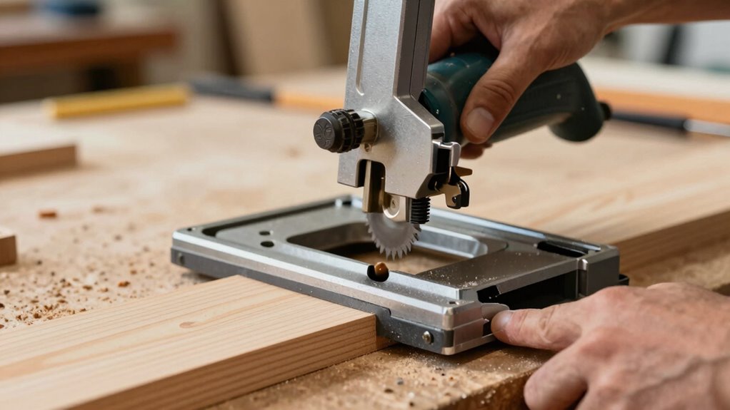 proper saw setup and technique