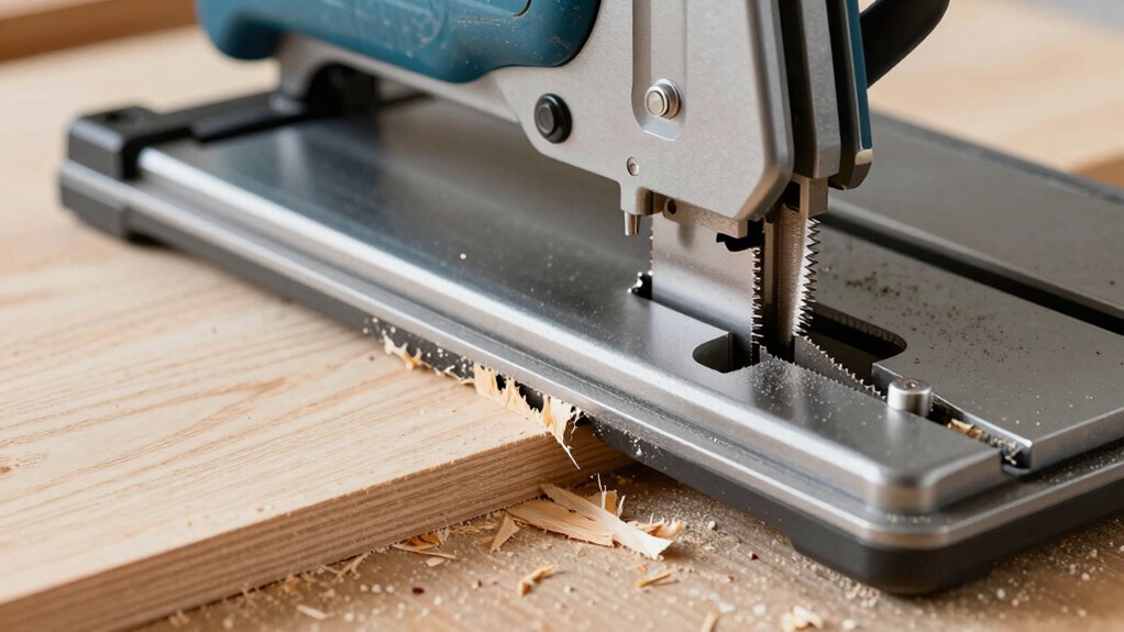 proper setup prevents tearouts