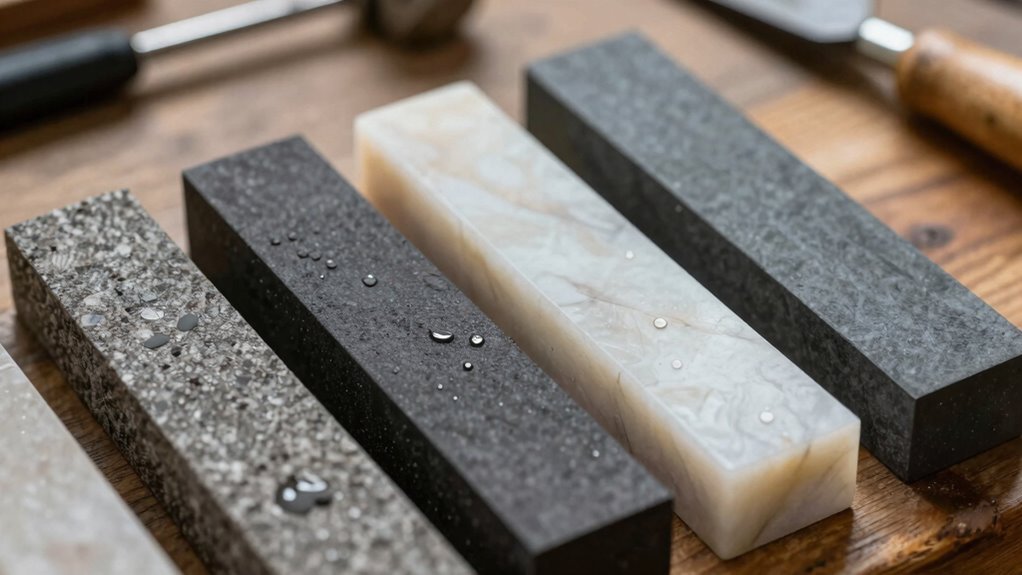 proper stone sharpening routine