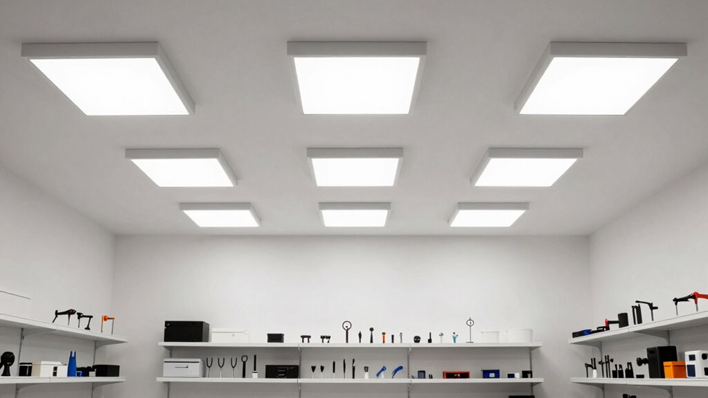 proper workspace lighting placement