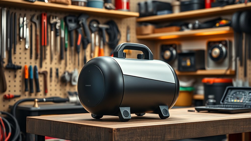 quiet portable shop compressor