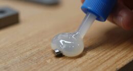 removable hot glue fixtures